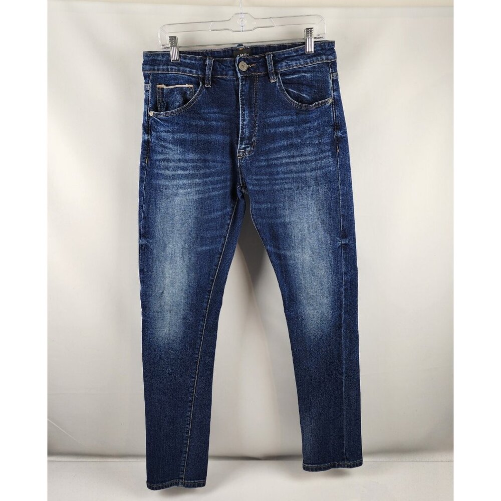 ANOM Jeans Mens 34x31 Blue Selvedge Denim